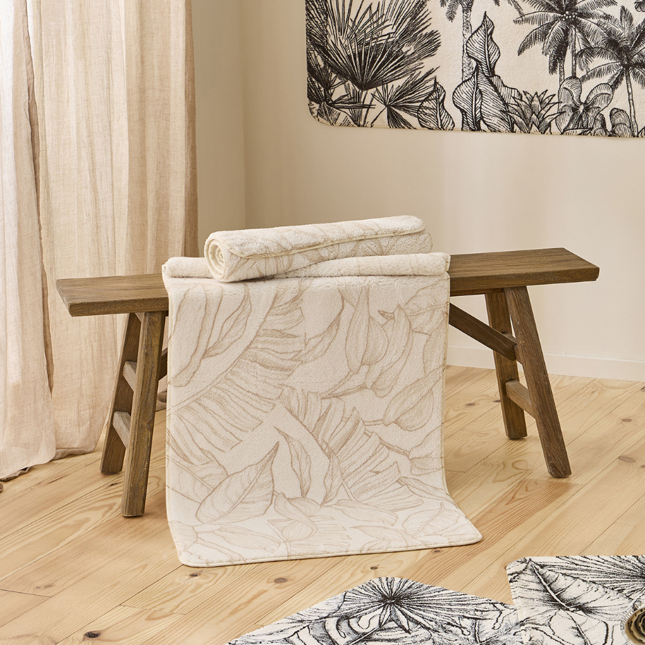 Tapis de bain antidérapant fantaisie tropical BOTANIC