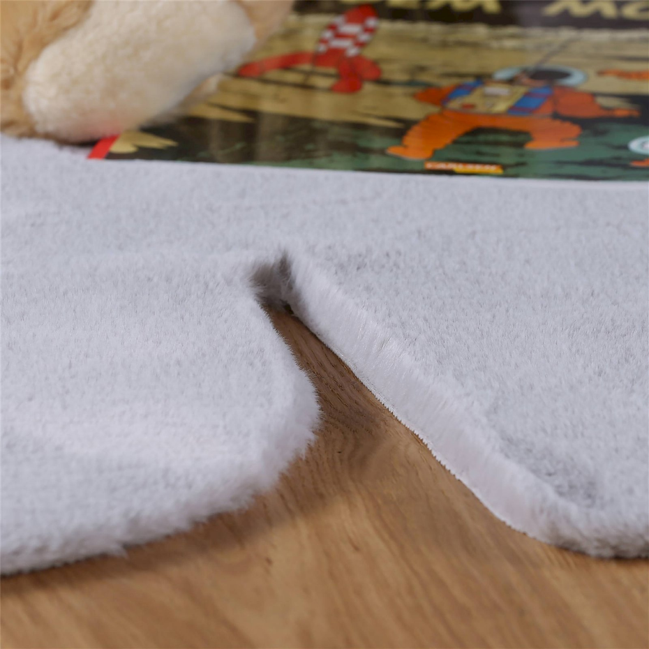 Tapis enfant en polyester forme éléphant