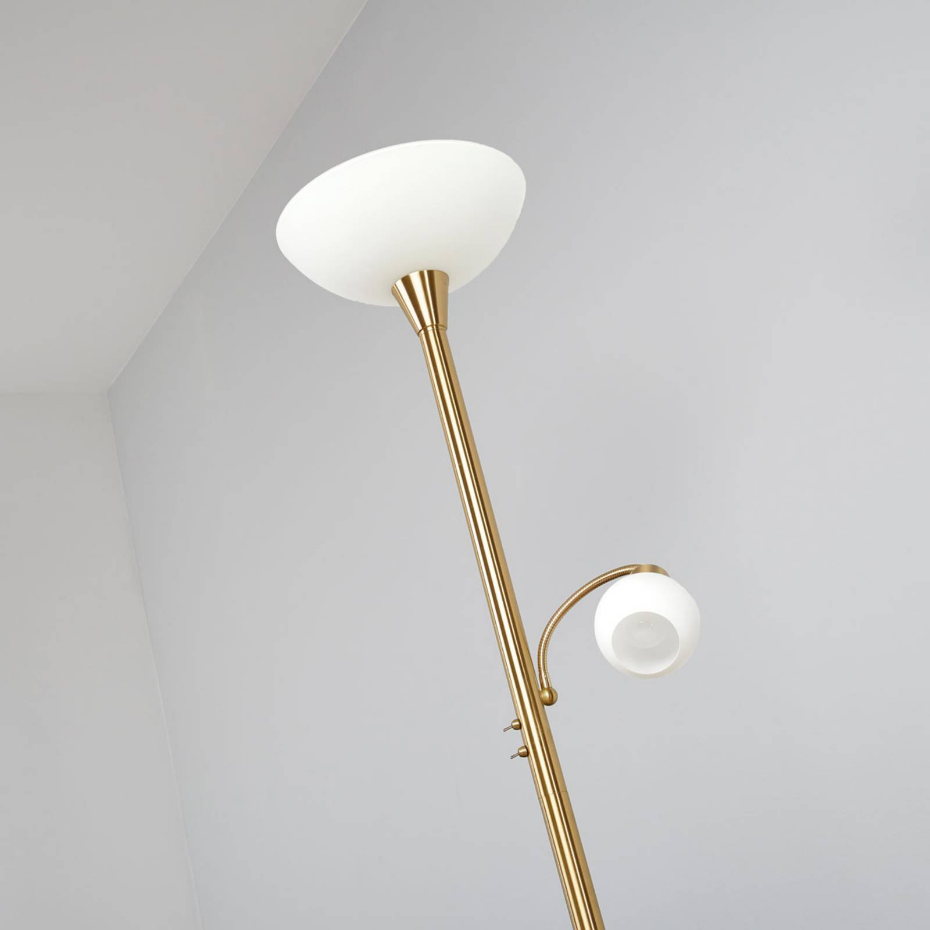 Lampadaire en métal moderne, Elaina