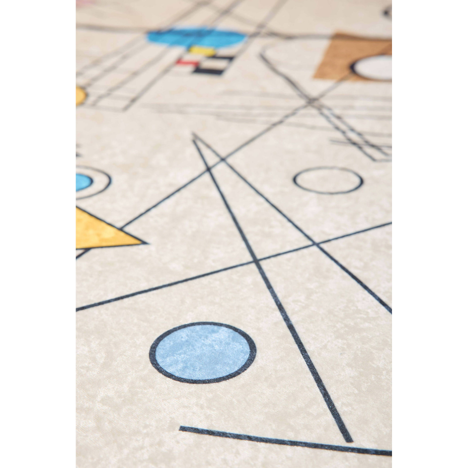 Tapis rectangulaire en polyester STAMPA