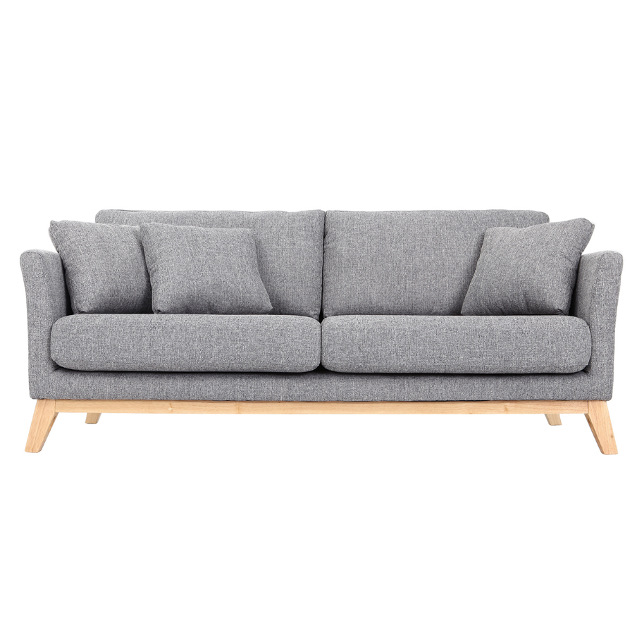 Canapé scandinave déhoussable 3 places OSLO