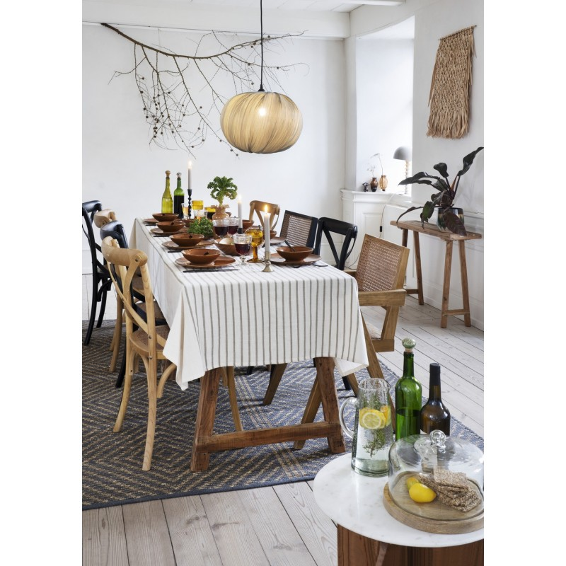 Suspension organique bois bambou