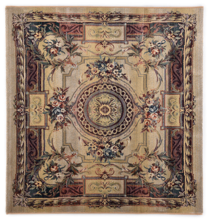 Tapis Gabiro Medaillon, tissé, rond