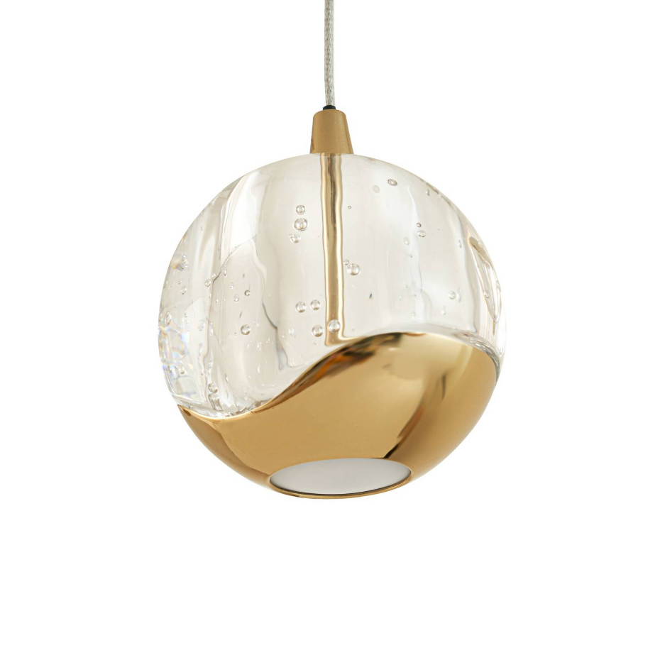 Suspension en verre moderneLED, Hayley