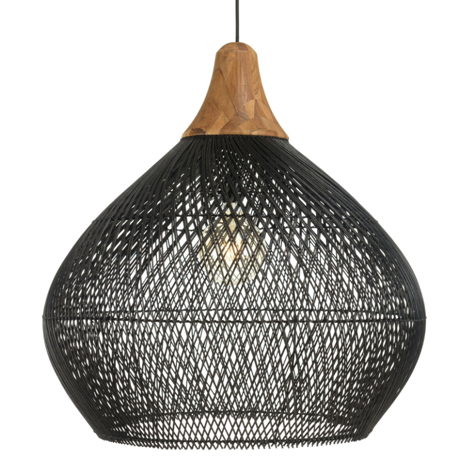 Suspension boule en rotin 68 cm FOLELLI