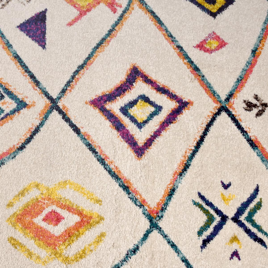 Tapis berbère tissé motifs tribaux LYN5 OURIKA C