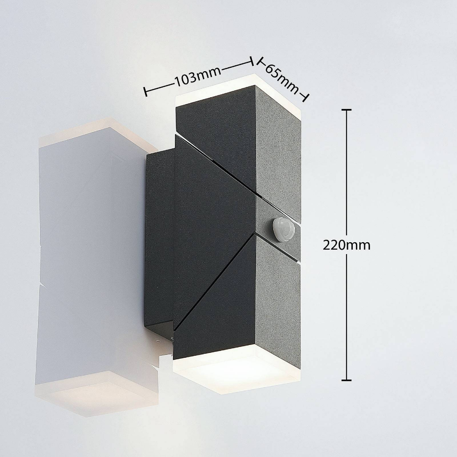 Applique extérieure en aluminium moderneLED
