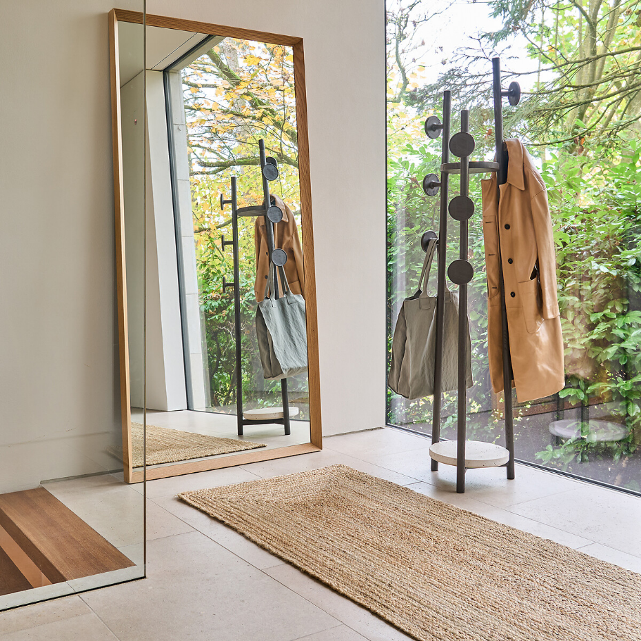 Miroir XXL chêne massif H200 cm, Andromède