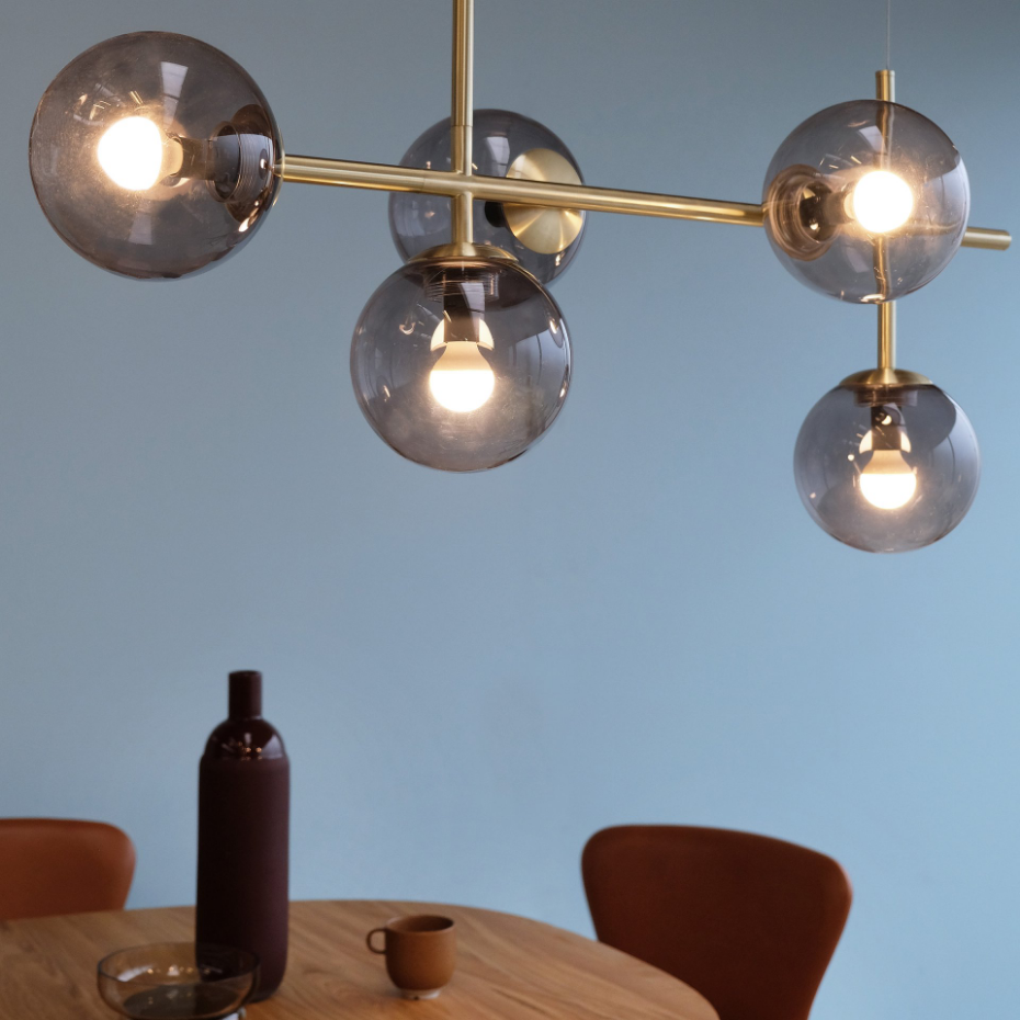 Suspension en Verre et Métal COMO
