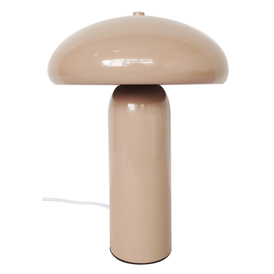 Lampe décorative en métal au design arrondi
