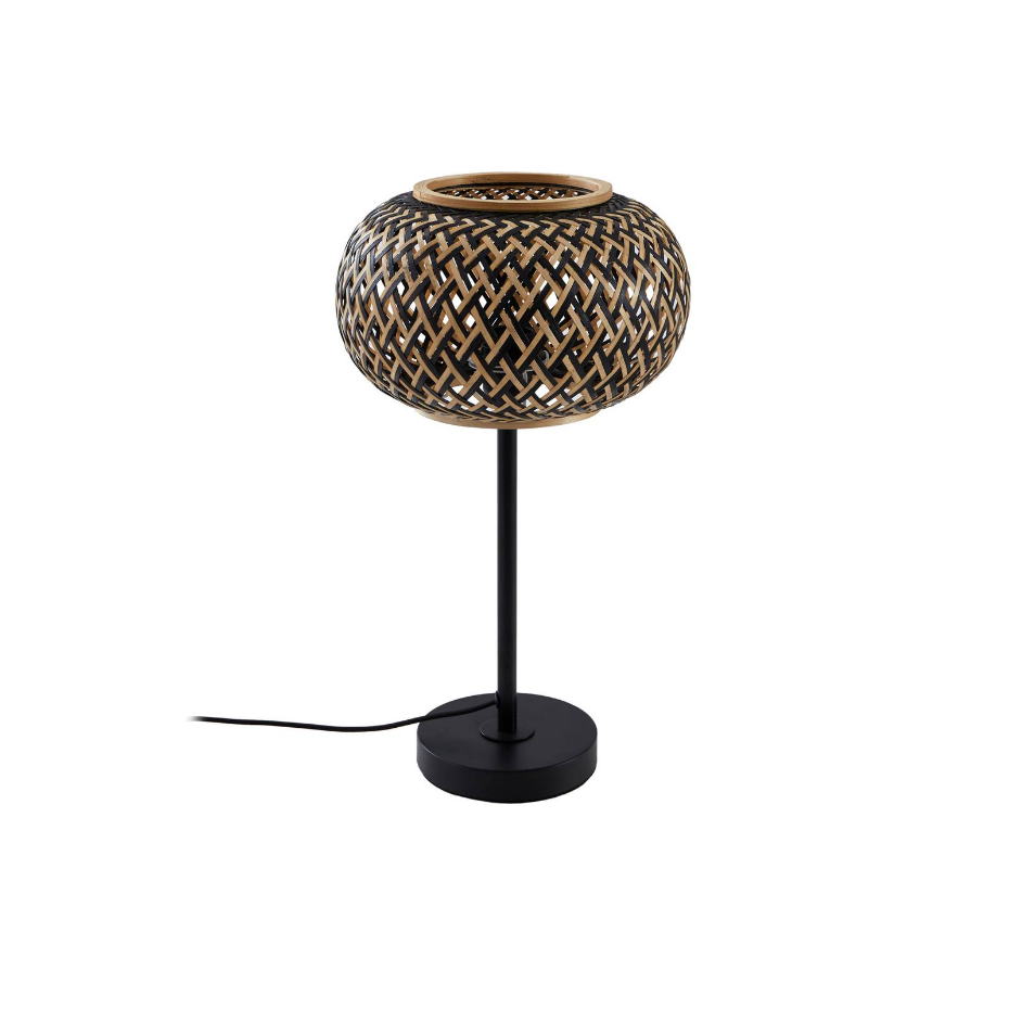 Lampe à poser en bois traditionnelle, Nerys