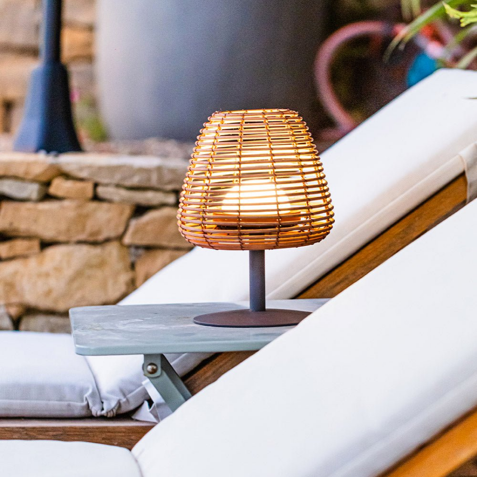 Lampe de table sans fil STANDY MINI BOHEME H25cm