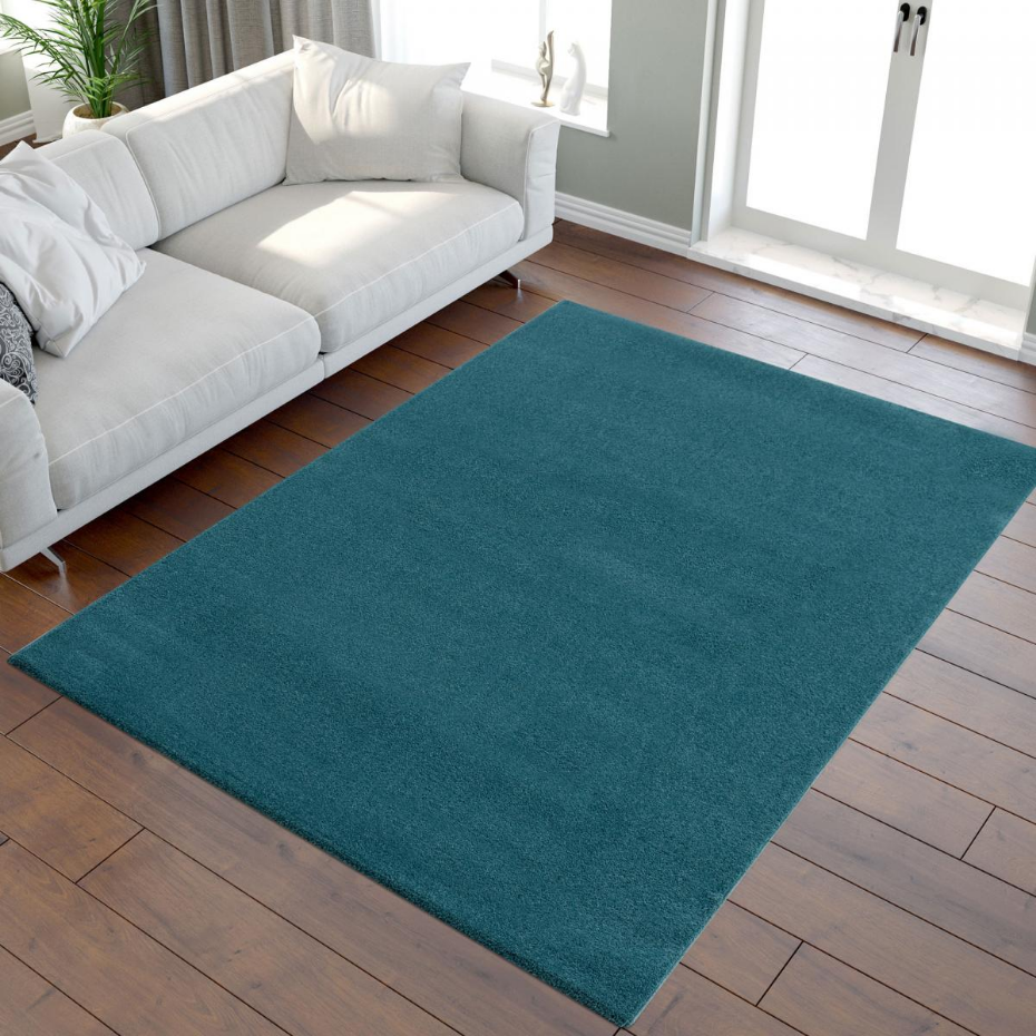 Tapis salon et chambre tissé motif uni NOSSA