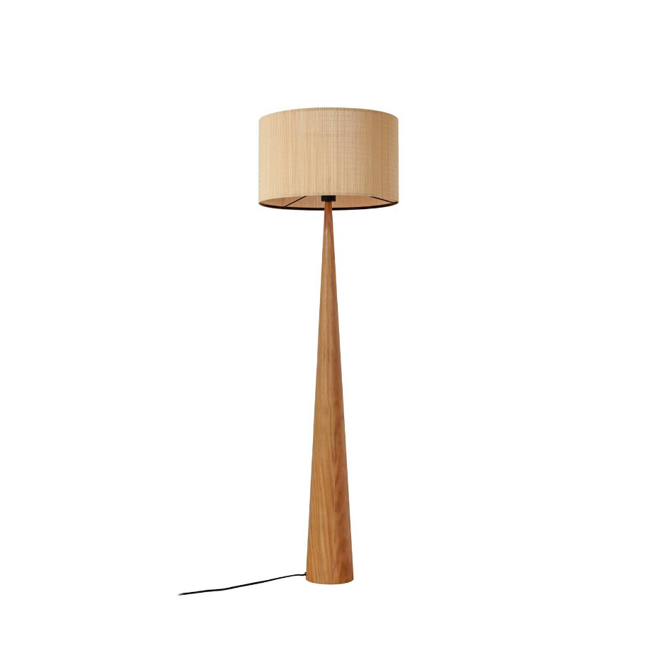 Lampadaire en bois, Fabrena