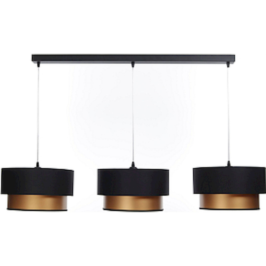 Suspension rectangulaire en tissu Duo ellegant