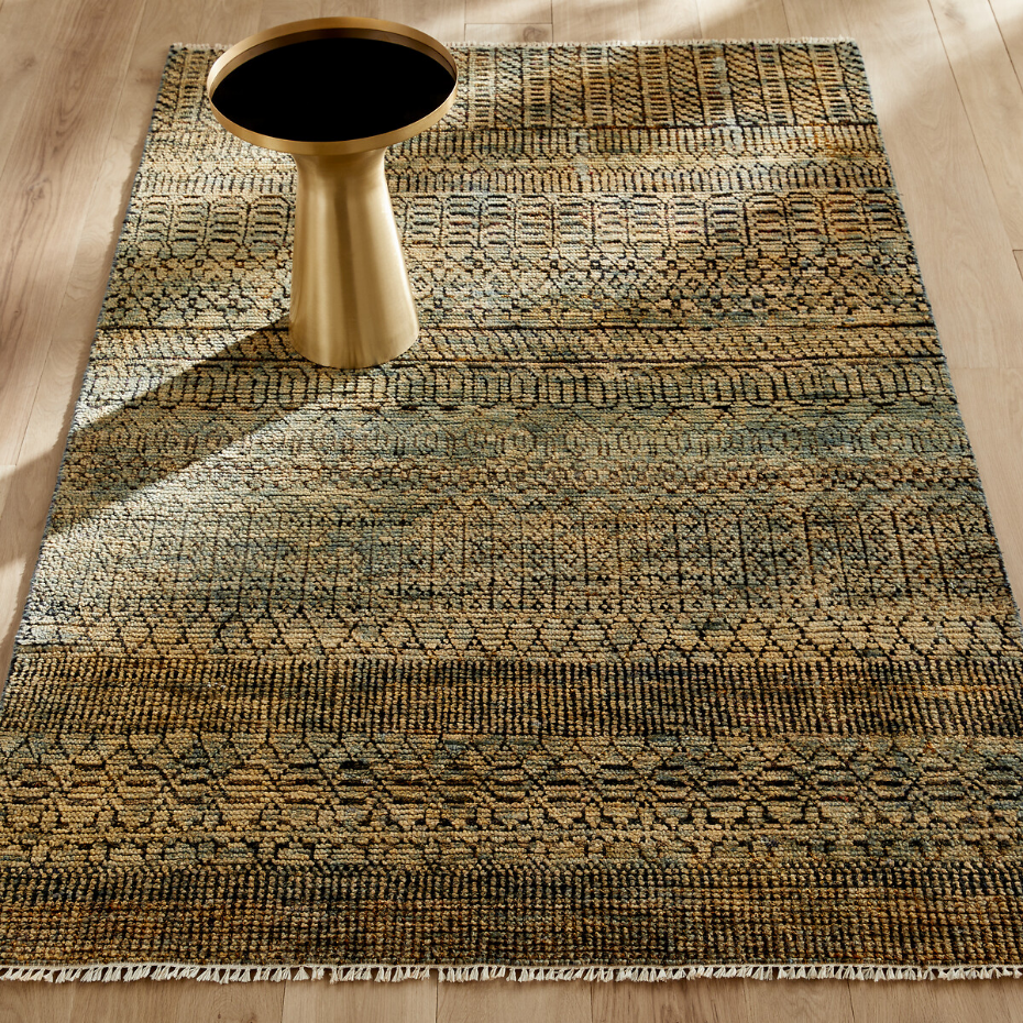 Tapis laine et soie Nagari
