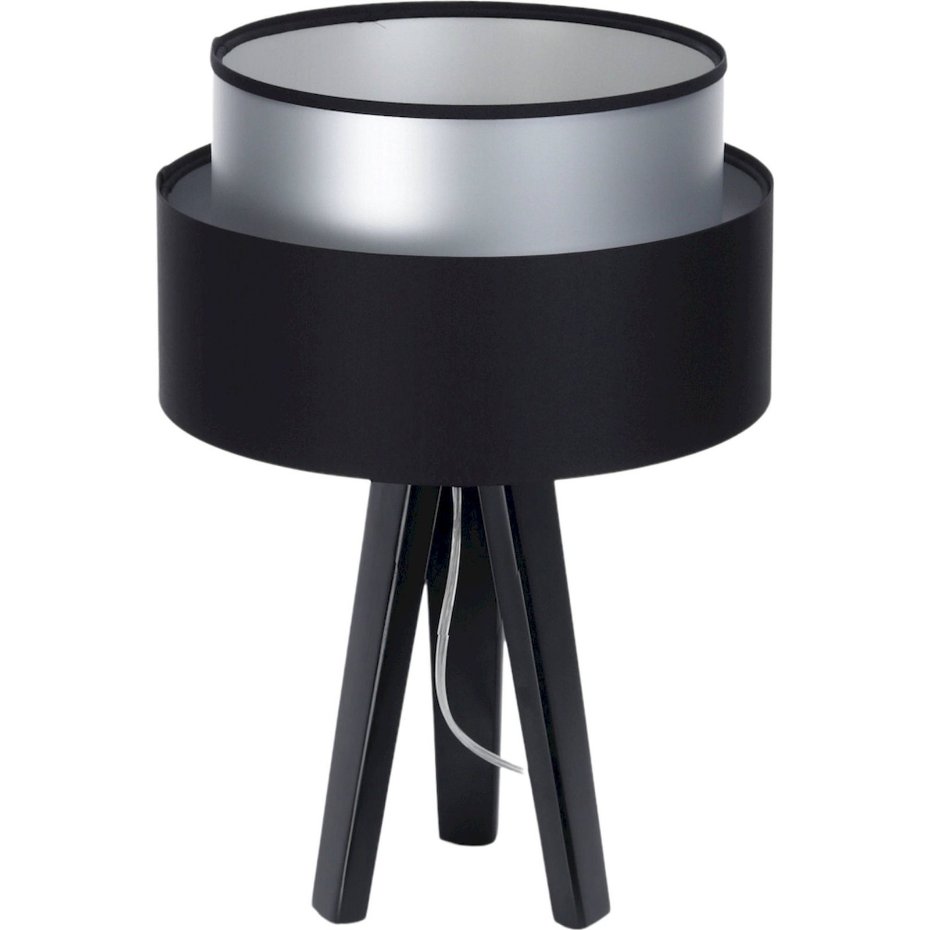 Lampe à poser ronde en PVC abat-jour  Duo ellegant