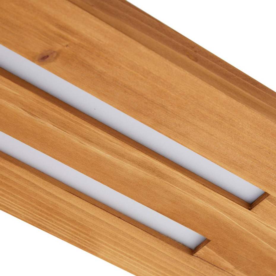 Plafonnier en bois traditionnelLED, Nesaja