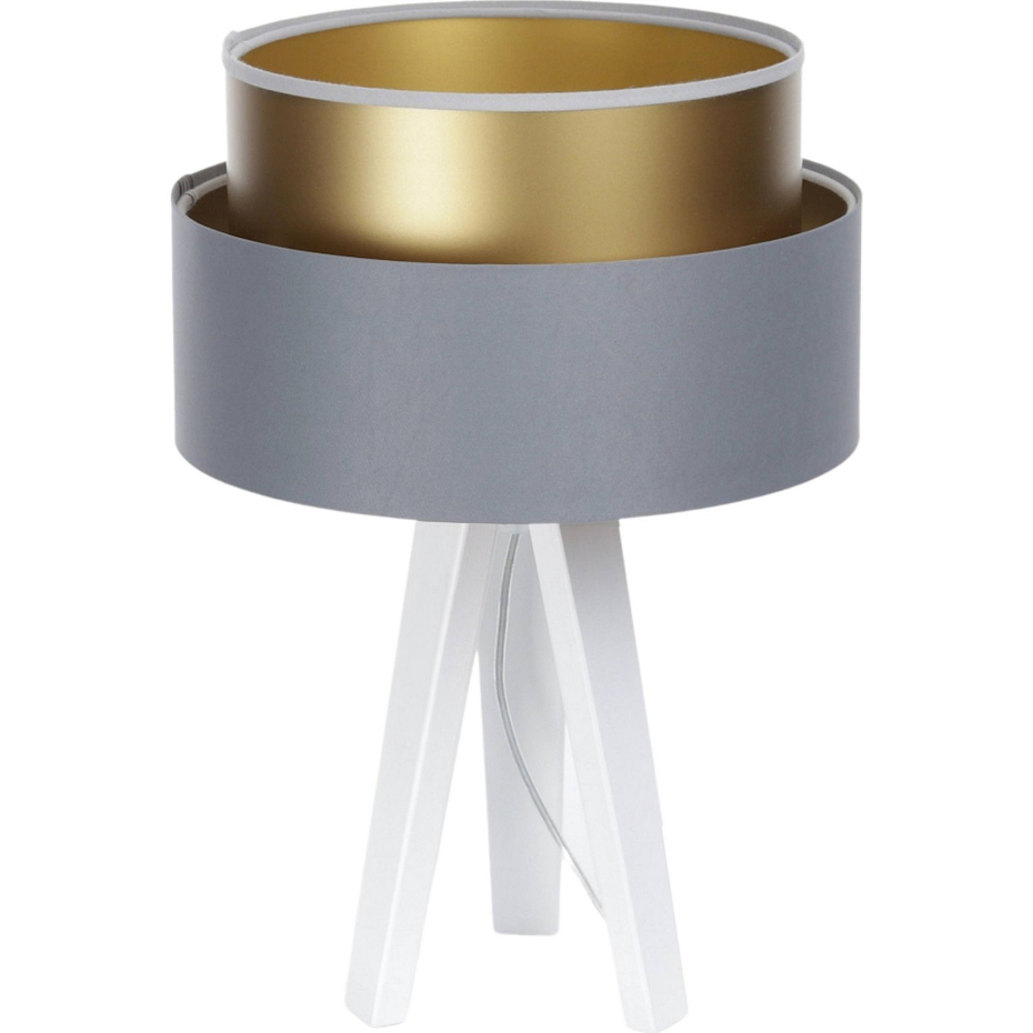 Lampe à poser ronde en PVC Duo ellegant