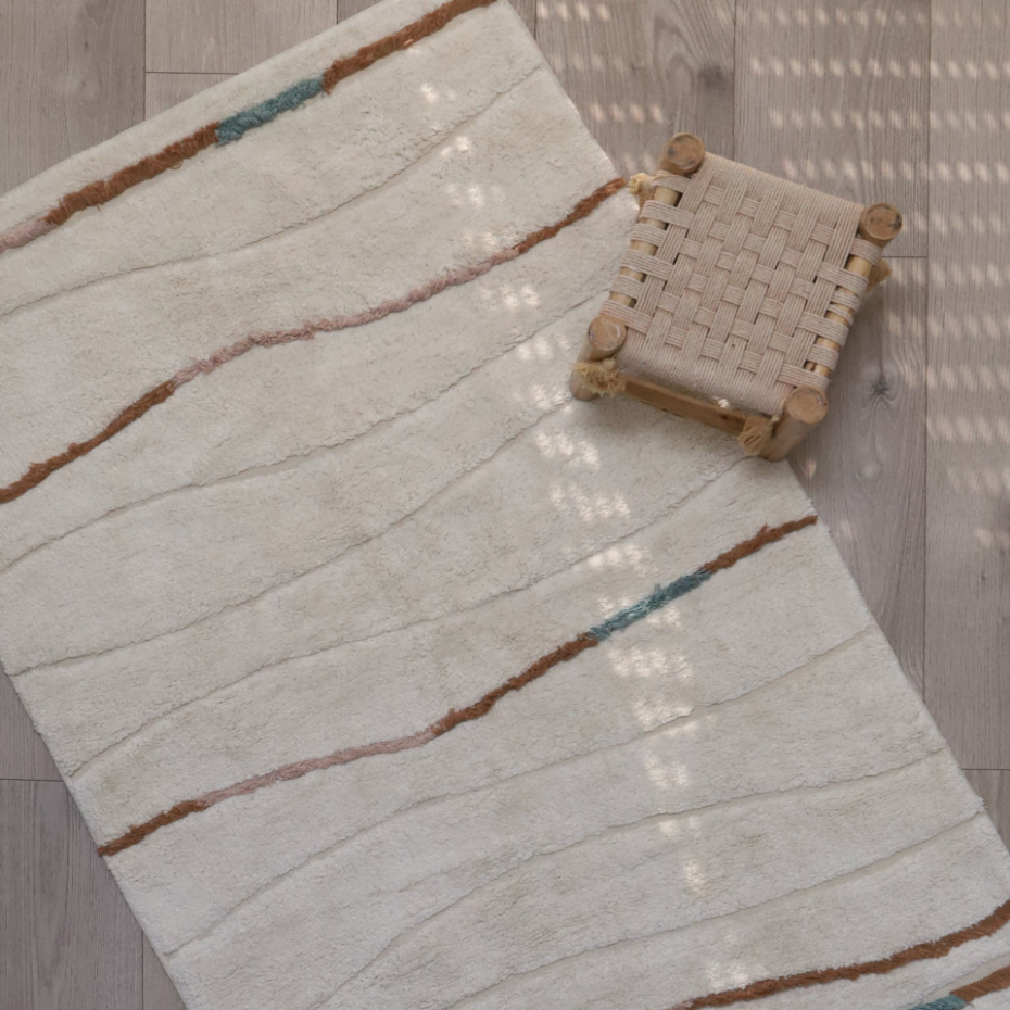 Tapis enfant bohème lavable SERENA