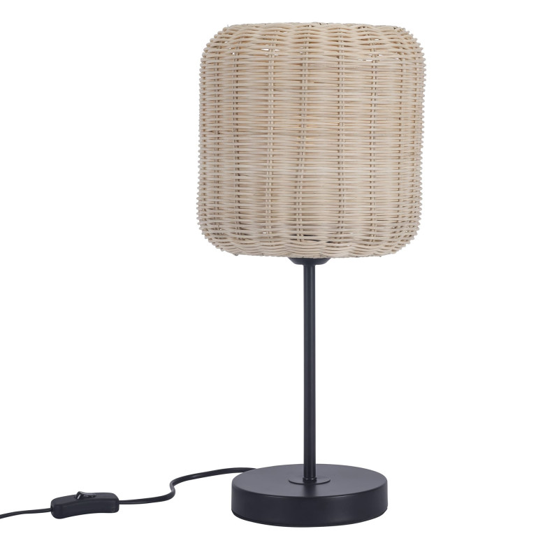 Lampe design en rotin bohème, CORTIC
