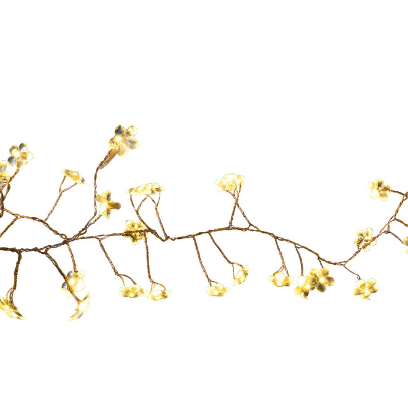 Guirlande micro led 2m blanc chaud Fleur