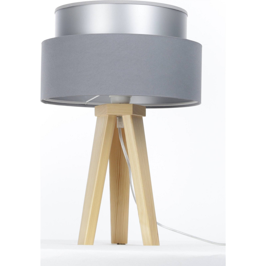 Lampe à poser ronde en PVC Duo ellegant