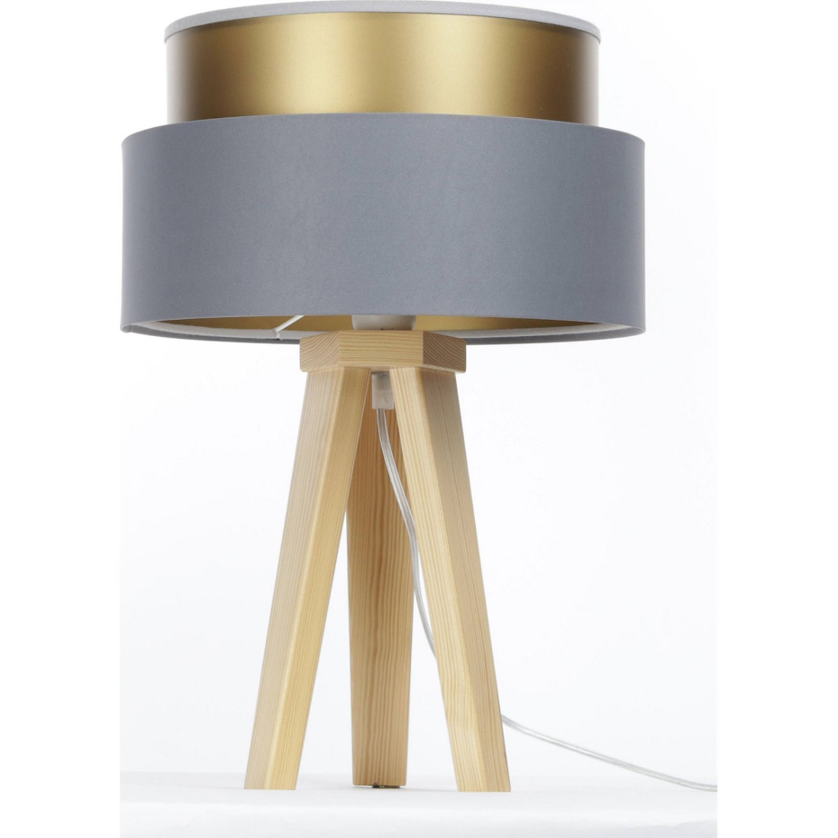 Lampe à poser ronde en PVC Duo ellegant