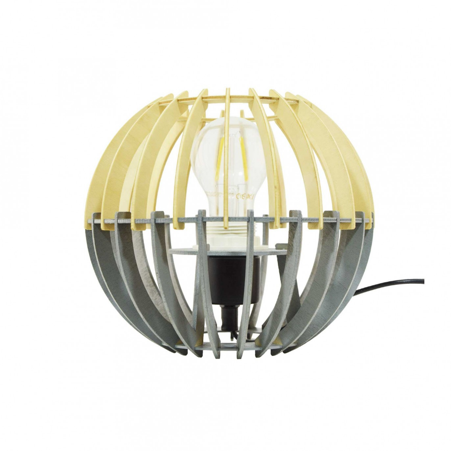 Lampe à poser en bois de peuplier, COBLENCE