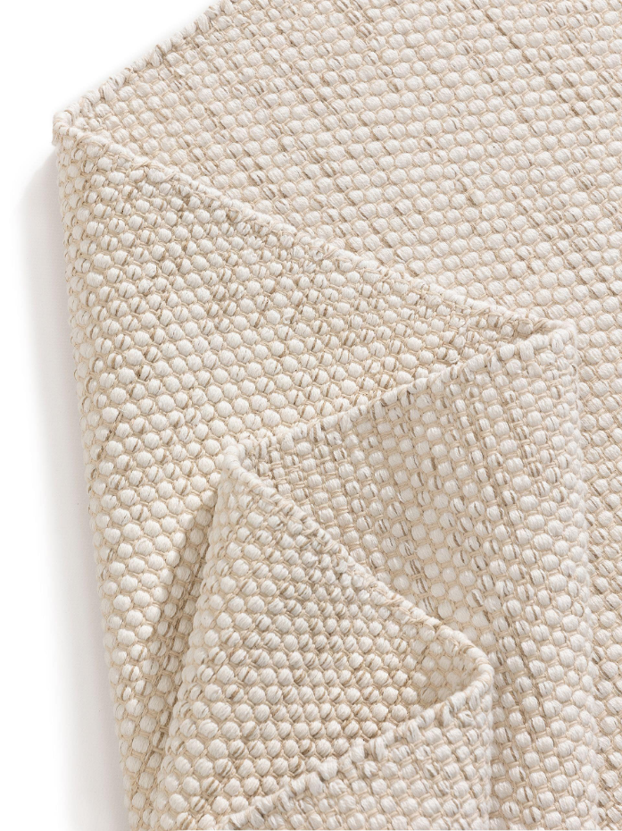 Tapis en coton tissé main RON