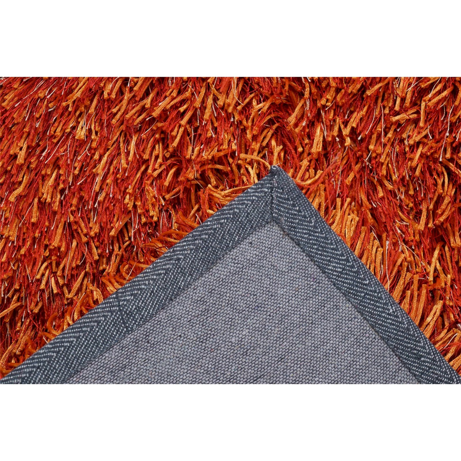 Tapis shaggy en polyester à poils longs