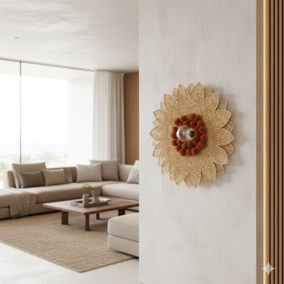 Applique murale en bambou, DAISY