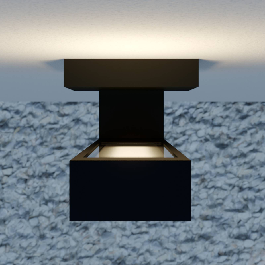 Applique extérieure en aluminium moderneLED