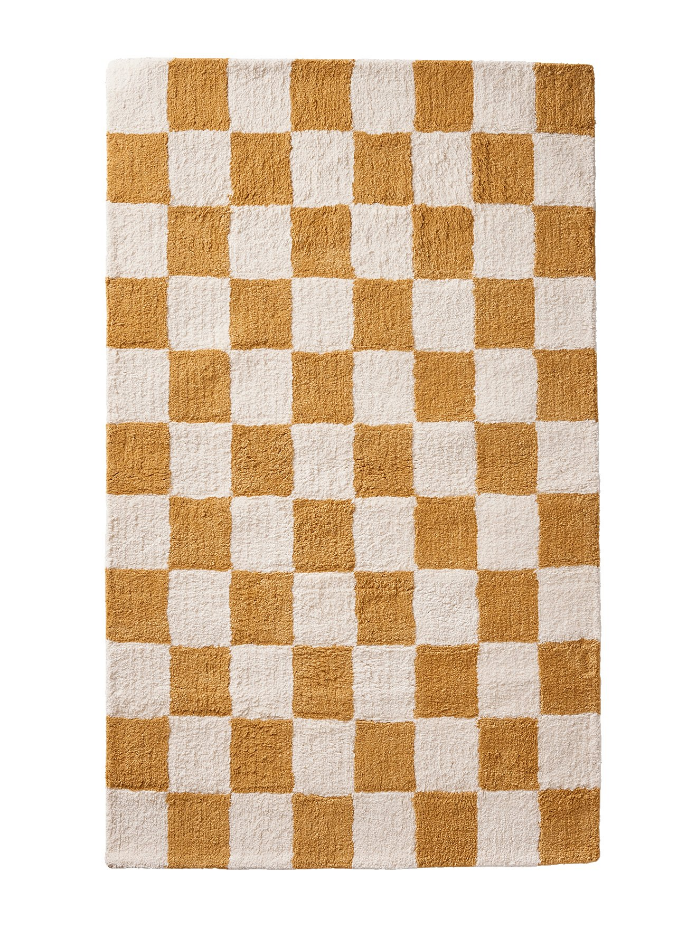 Tapis rectangle XL damier ACHILLE
