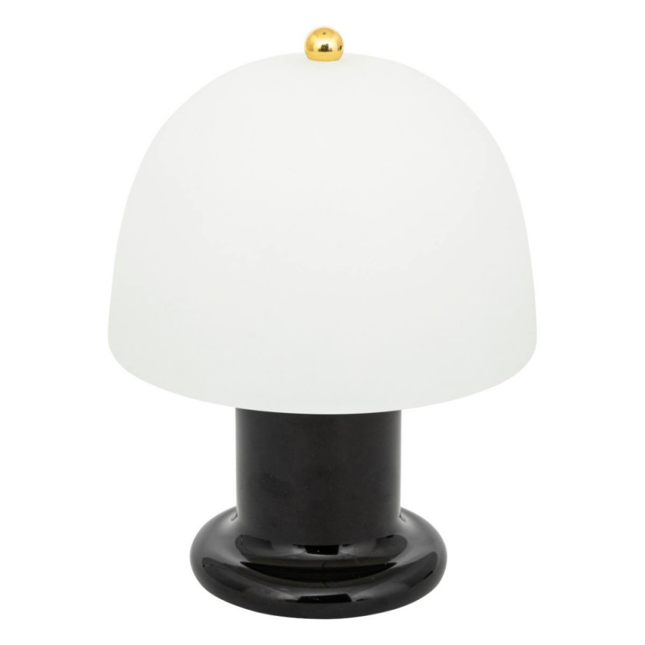 Lampe Led Haut 21  Verre Noir