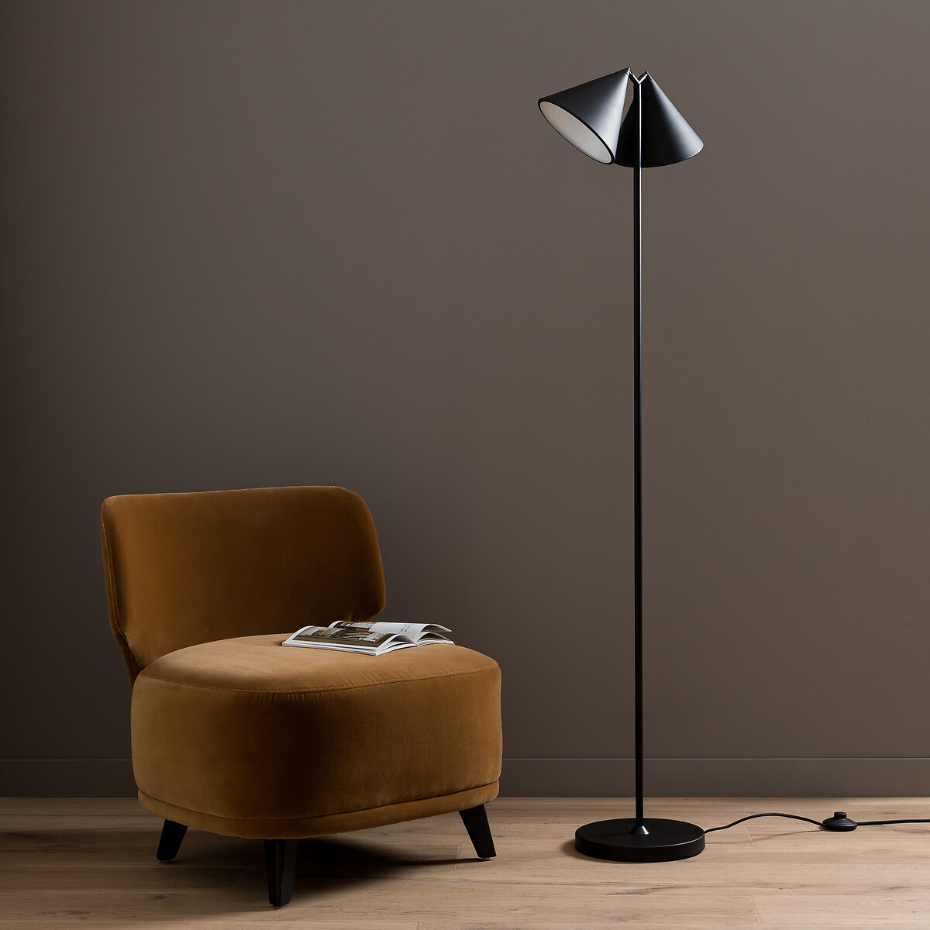 Lampadaire liseuse métal fer, Moke
