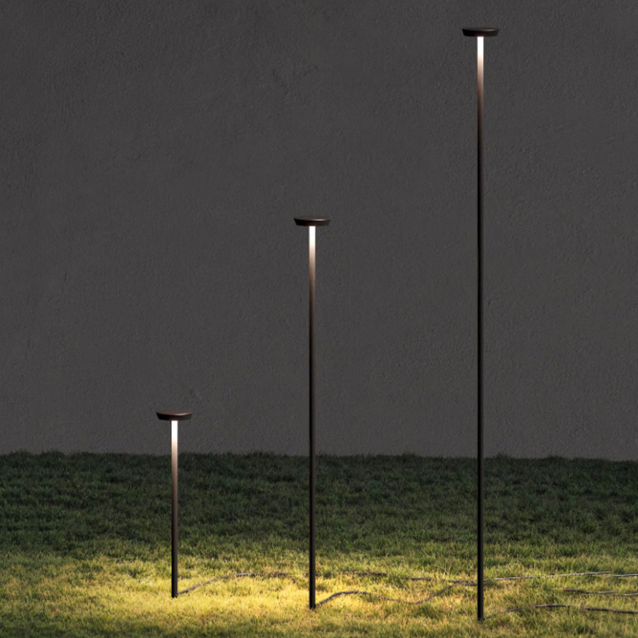 Lampadaire borne solaire PIN MIDI H148CM