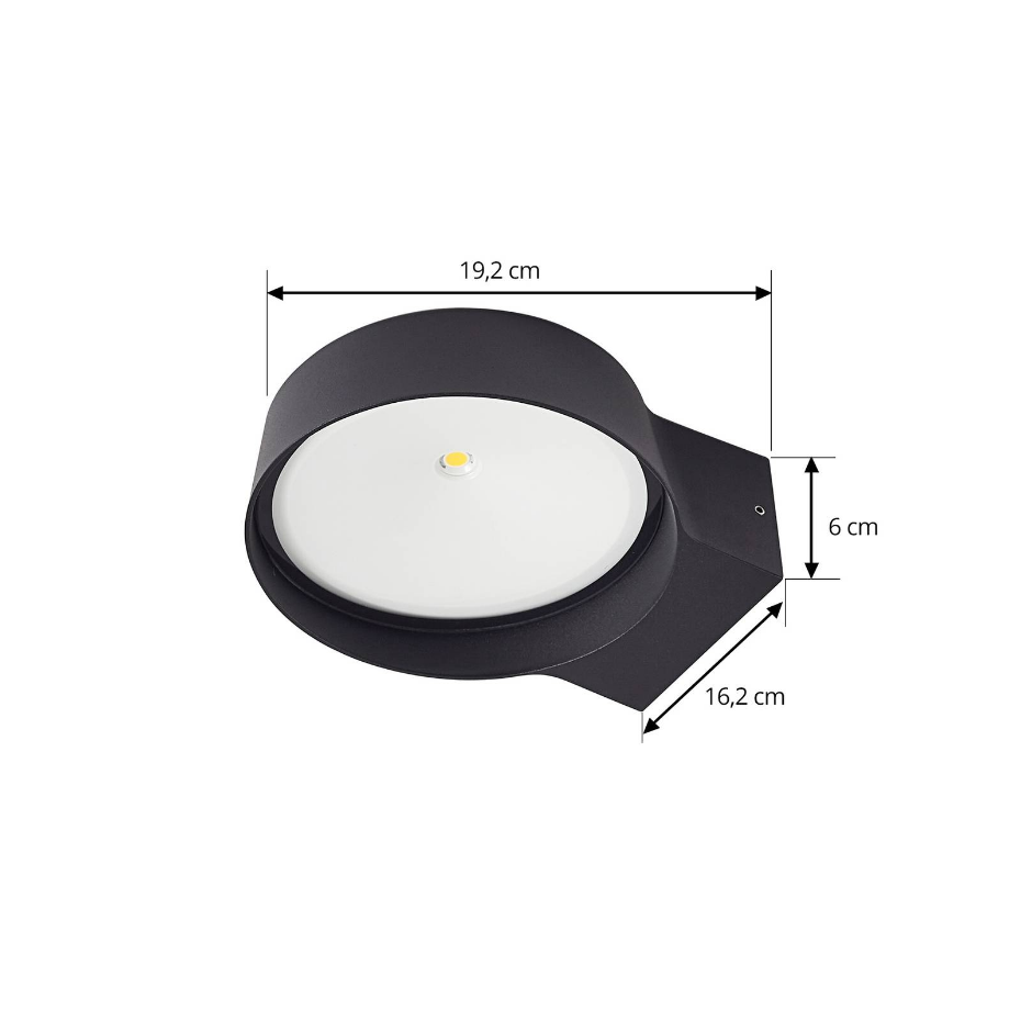 Applique extérieure en aluminium moderneLED