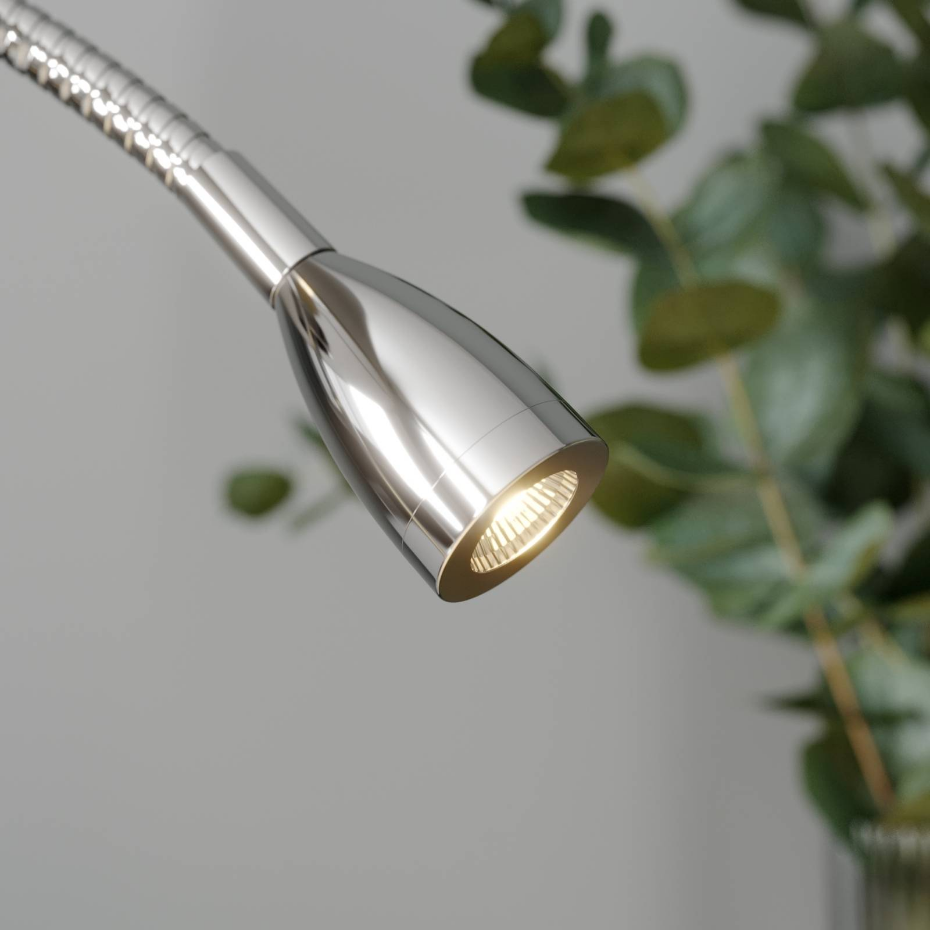 Lampe à poser en textile moderne, Benjiro
