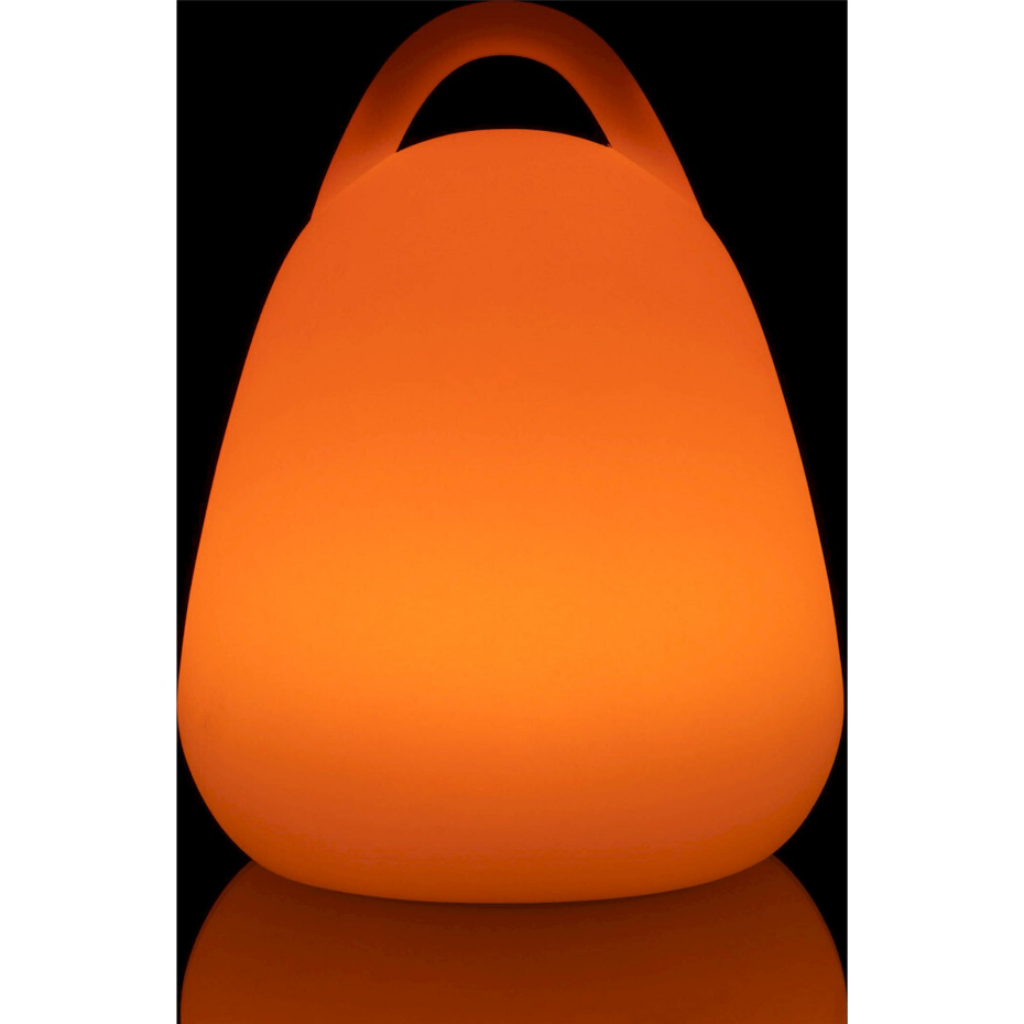 Lampe de table LED en plastique avec anse pour extérieur