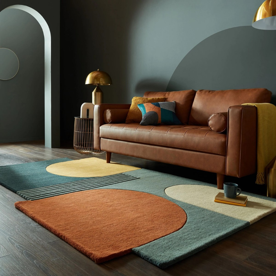 Tapis salon et chambre moderne pure laine FORMAL