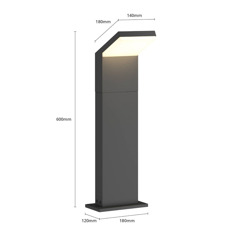 Luminaire extérieur en aluminium moderneLED