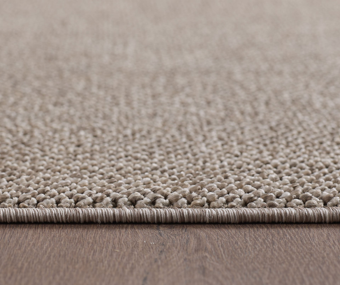 Tapis de salon rond tissé MORELIA