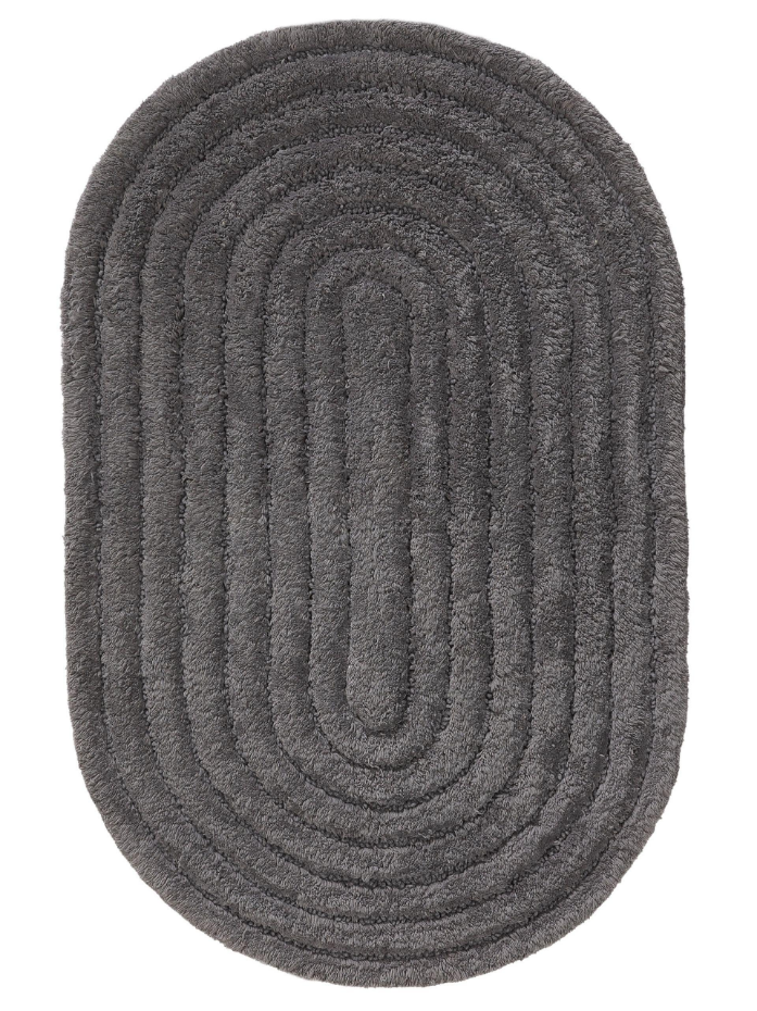 Tapis de bain ovale tufté main NIA