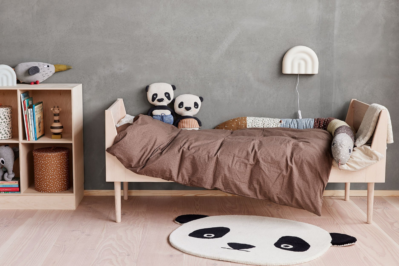 Lampe en silicone arc-en-ciel