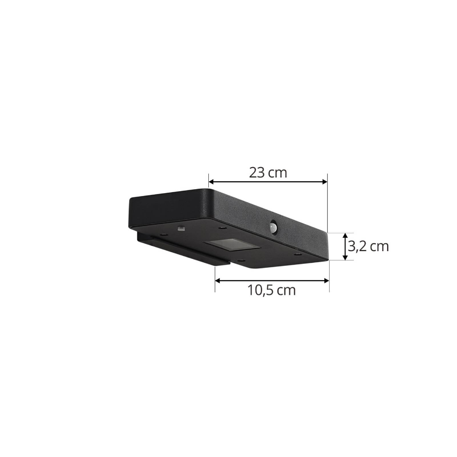 Lampe solaire extérieure en aluminiumLED