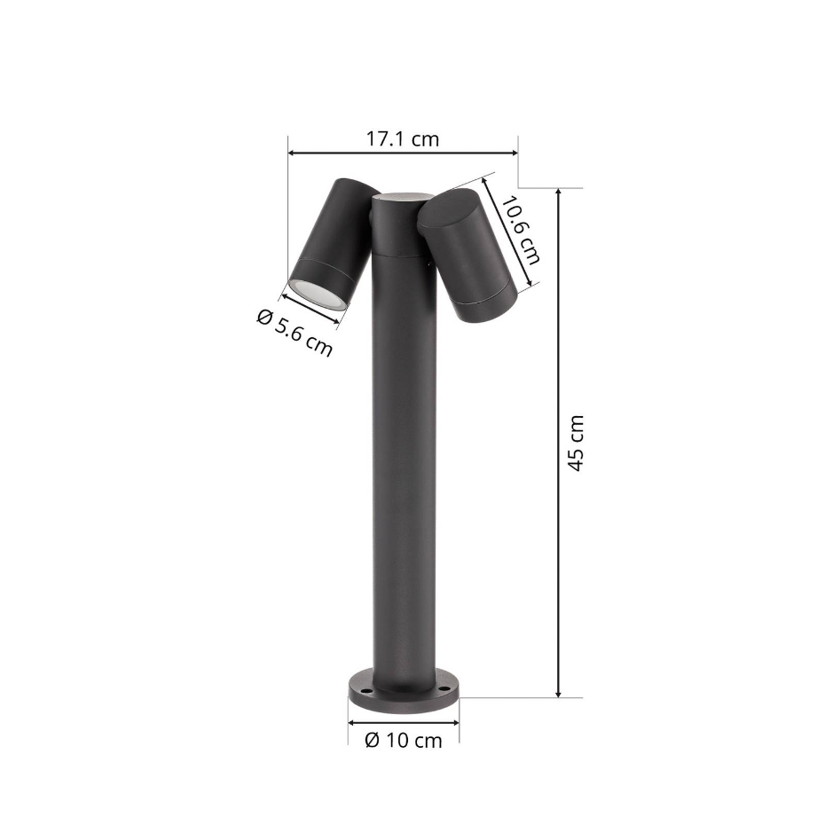 Luminaire extérieur en aluminium moderne
