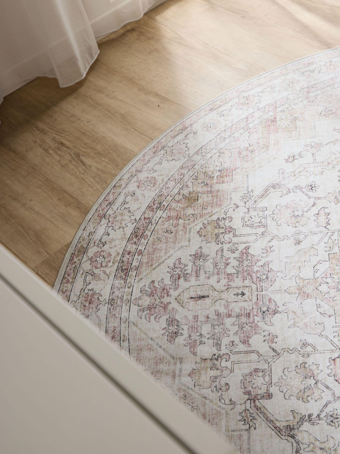 Tapis rond lavables GEORGE