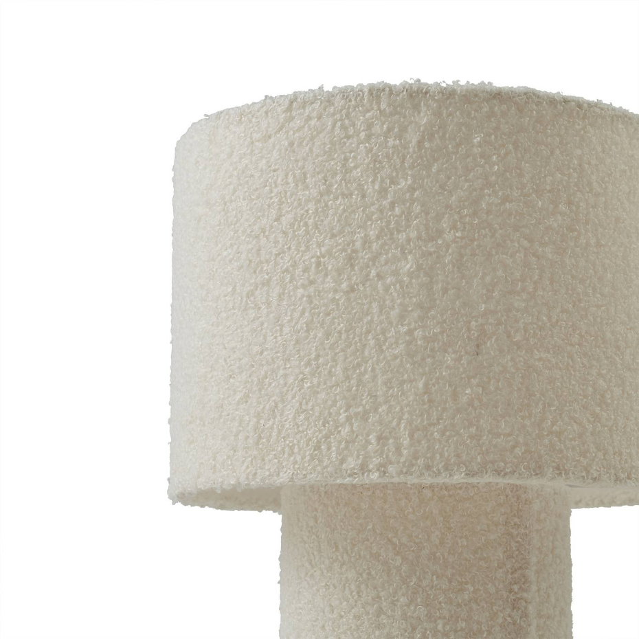 Lampe à poser en textile moderne, Jone