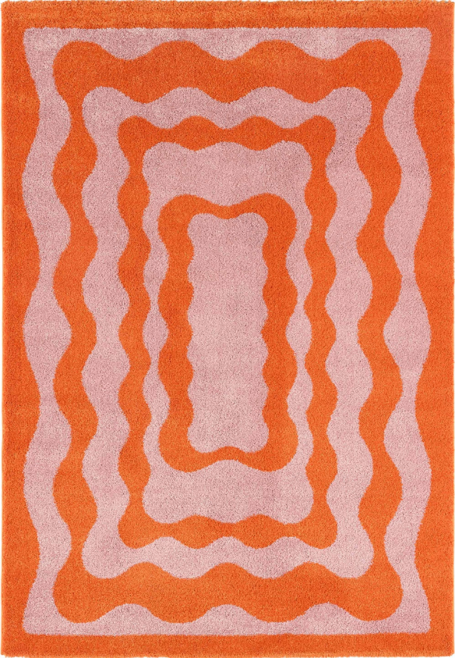 Tapis de salon rétro année 70 GROOVY